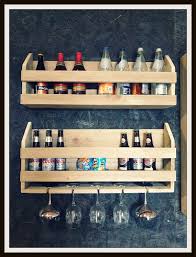 Wine Glass Rack Bottle Shelf Bar