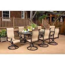 102 Inch 9 Piece Outdoor Dining Set