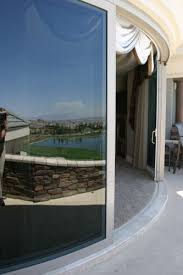 Curved Sliding Door Luxury Glass