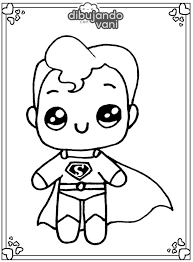 dibujo de superman para imprimir y