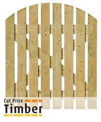 treated timber garden gates