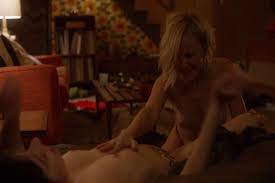 Malin Akerman Kate Micucci lesbian sex scene in Easy S01E06.
