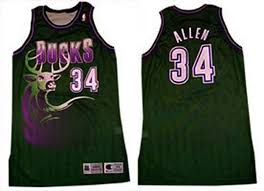 Have your fashion match your fandom and shop at cbssports.com in addition to milwaukee bucks jerseys and tees, find bucks shorts, hoodies and more at cbs. Milwaukee Bucks 90 S Jerseys In The Green And Purple Sports Uniforms Jersey Milwaukee Bucks