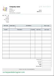 Blank Invoice Sample And Simple Template Pdf Format Resume Templates