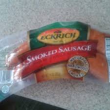 calories in eckrich smoked sausage made