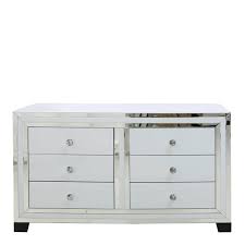 Madison 6 Drawer Cabinet In Clear