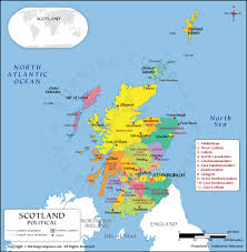 scotland council areas map scotland