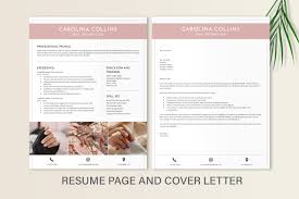 nail tech resume template graphic by