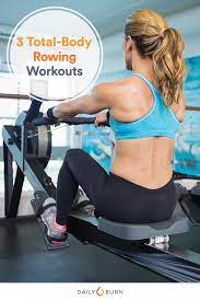 3 rowing machine workouts for cardio