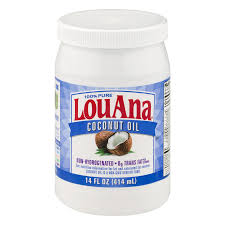 This pure coconut oil is packaged in glass jars. Louana 100 Pure Coconut Oil 14 Fl Oz Walmart Com Walmart Com