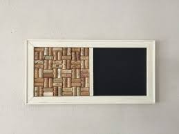 Wine Cork Board Chalkboard Combo