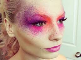 dare to try splatter paint makeup
