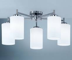 traditional 5 arm flush ceiling light