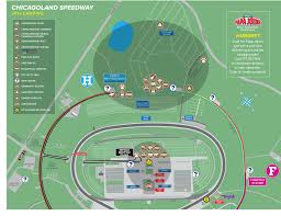 Camping Map Chicagoland Speedway Camping Map Campsite