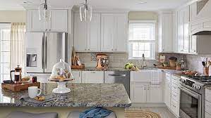 While certainly not as popular as stainless steel or black appliances. Designer Look Kitchen Ideas