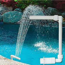 From fountains to waterfalls, atlas pools of central florida can enhance your swimming pool area for hours of expanded enjoyment. Swimming Pool Accessories Waterfall Fountain Cool Temp Adjustable Durable Water Pools Fountain Water Spray Outdoor Decoration Pool Accessories Aliexpress