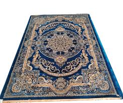 blue carpet kalin size 183 cm x 121