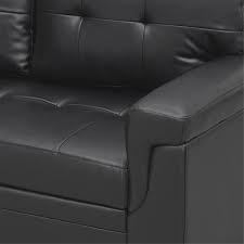 homestock black reversible air leather