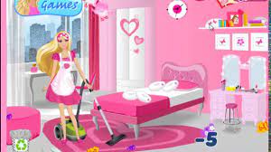 barbie cleaning games you