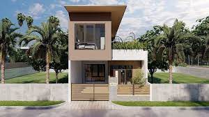 Minimalist House Design 6x12 Meters 2