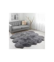 large dover grey sheepskin rug to