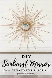 Diy Sunburst Mirror