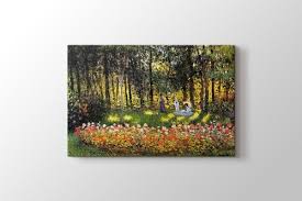 Argenteuil Garden Claude Monet Canvas
