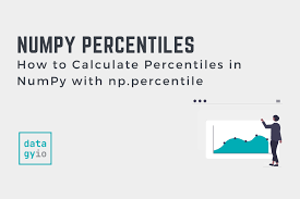 how to calculate percentiles in numpy