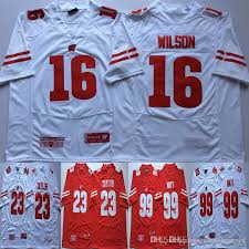 Ncaa 23 Jonathan Taylor Football Jersey 16 Russell Wilson 99 Jj Watt Wisconsin Badgers College Football Red White University Men Man