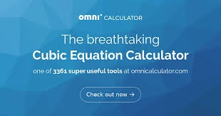 Cubic Equation Calculator With Graph