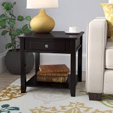end tables with drawers foter