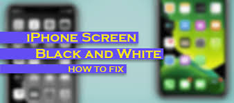 how to fix iphone screen black and