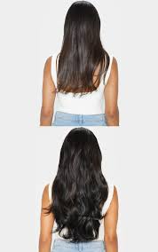 How to clip in extensions. Lulla Bellz 22 5 Piece Clip In Hair Extensions Nat Prettylittlething