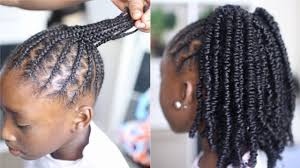 The greatness and uniqueness of the kinky african hair can never go forget about the notion that natural hair is not manageable, more so for kids regardless of what you twists are two strand braids plaited using natural hair or extensions. Kids Spring Twist Hairstyle Youtube