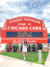 chicago cubs spring training game