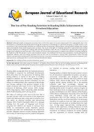 pdf the use of pre reading activities