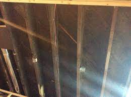 Cleaning Basement Ceiling Joists To