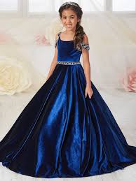 Velvet Cold Shoulder Girl Pageant Dress Tiffany Princess 13540