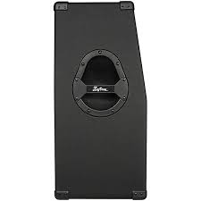 kustom kg412 4x12 guitar speaker cabinet black slant