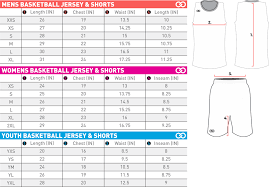 Sizing V2 Wooter Apparel Team Uniforms And Custom Sportswear