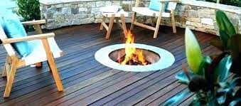 Combine Outdoor Decking With Firepits
