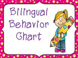 Illustrated Behavior Chart In Spanish And English