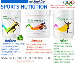 sports nutrition with shaklee