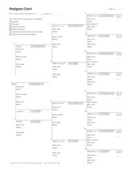 18 printable pedigree chart forms and