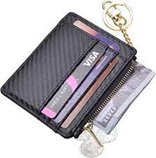 Bloomingdale's like no other store in the world. Amazon Com Womens Slim Rfid Credit Card Holder Mini Front Pocket Wallet Coin Purse Keychain Clothing Shoes Jewelry