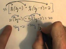 Solving Equations With Fractions And