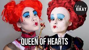 red queen of hearts halloween makeup