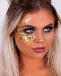 festival makeup chunky glitter at rs