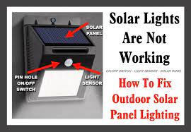 solar panel lights solar lights