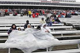 Nascar Sprint Cup Drivers And Fans Weather Rainy